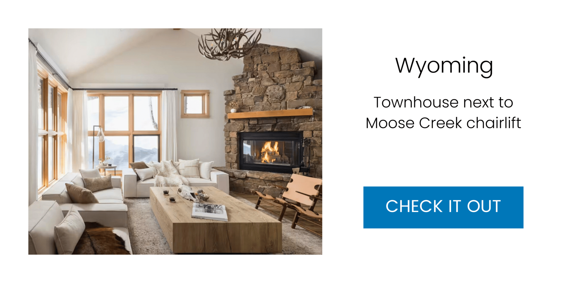 3-bedroom townhouse for a group next to Moose Creek chairlift — Jackson, Wyoming