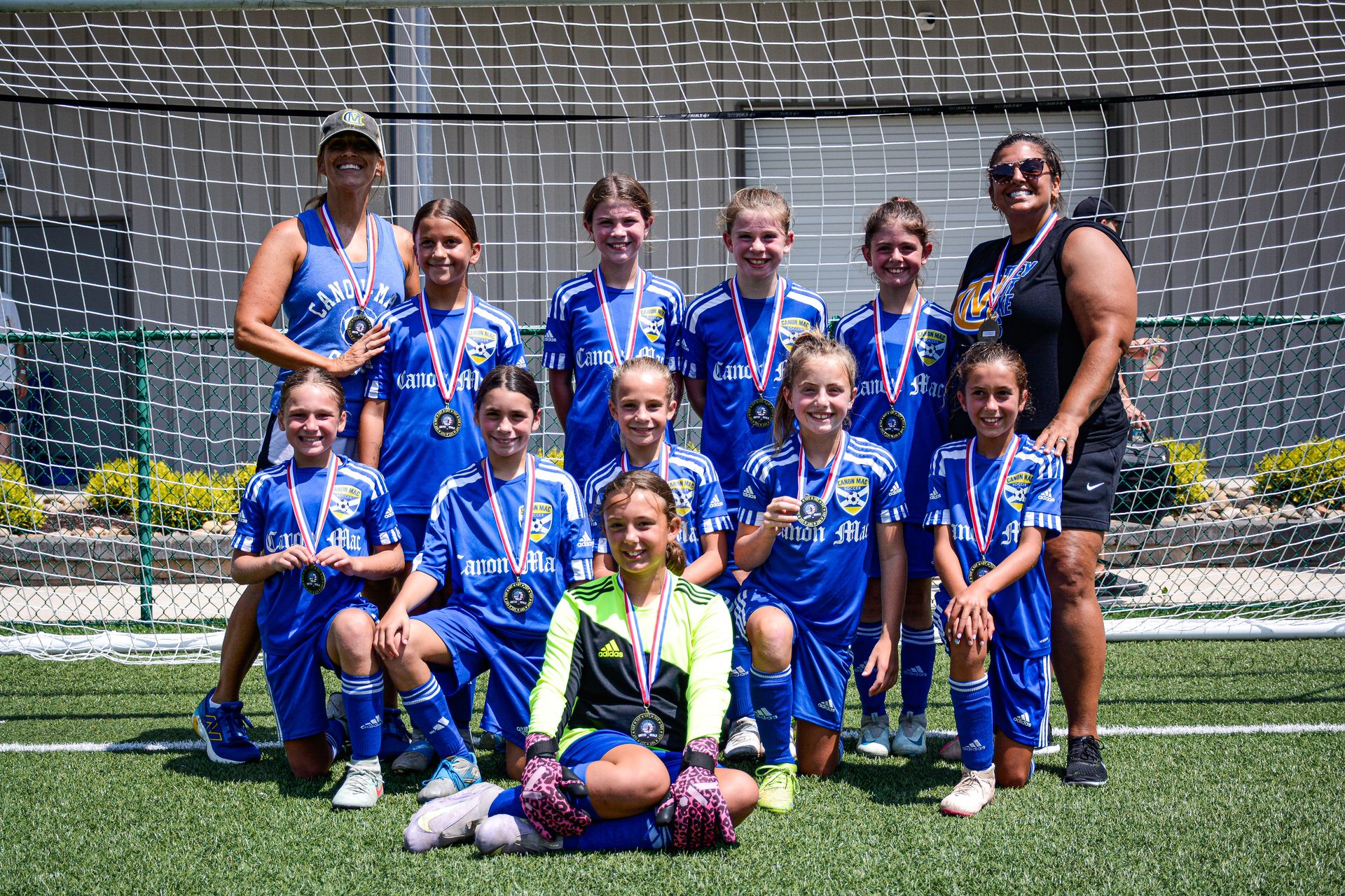Canon Mac U11 Girls were 2025 7v7 Colonial Classic Champions in Pittsburgh