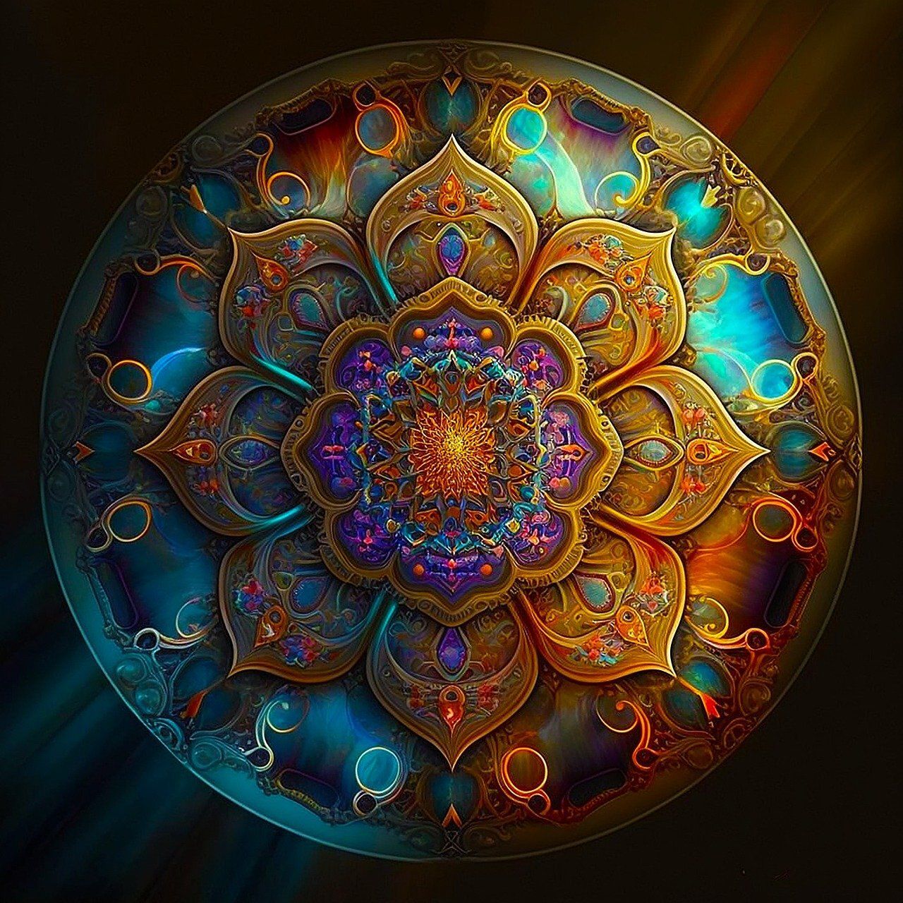 An AI generated mandaa