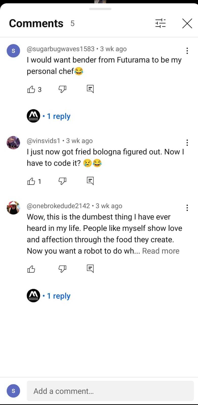 Robochefs Public Talk Montaigne