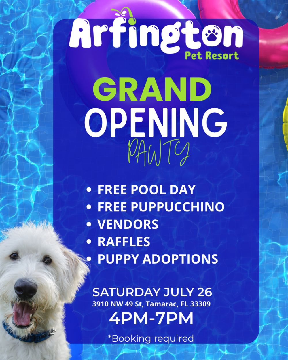 Grand Opening Pawty