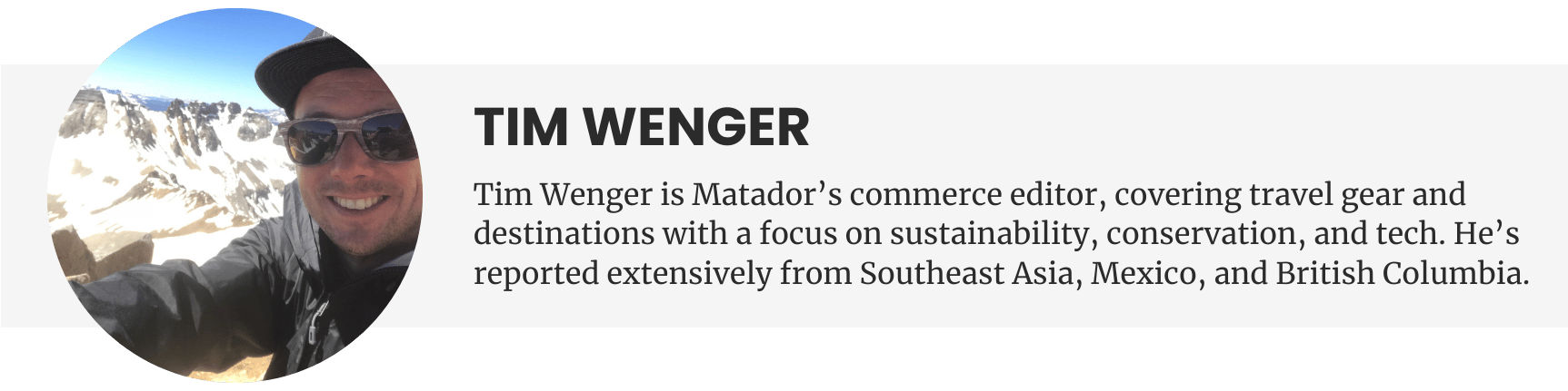 Tim Wenger, transactional content editor