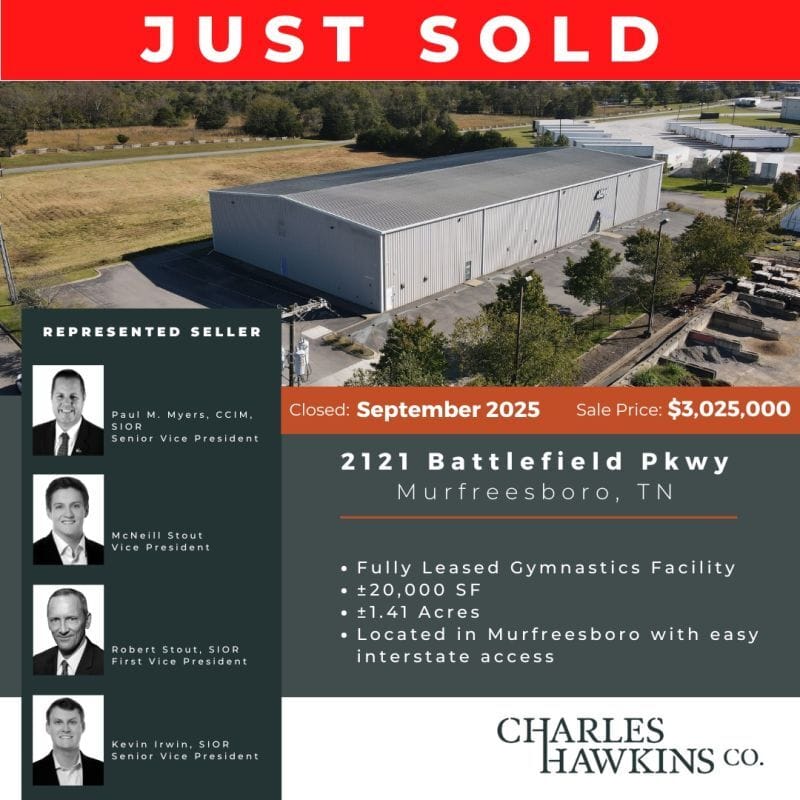 Charles Hawkins sells TN small bay