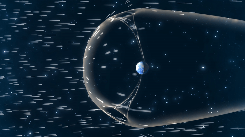 Earth is protected by a giant magnetic bubble known as our magnetosphere. However, the solar wind can still impinge on our planet’s atmosphere through the polar cusps, two funnels in that magnetic field that allow some particles through. The particles that pass through the cusp carry signatures of the magnetic interactions that happen where the solar wind meets our magnetosphere.