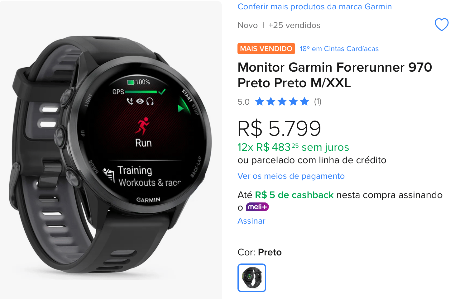 garmin 970 no mercado livre