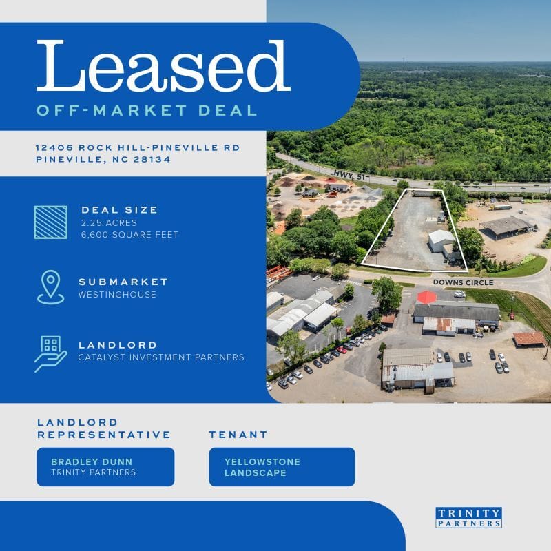 Trinity Partners leases Charlotte IOS