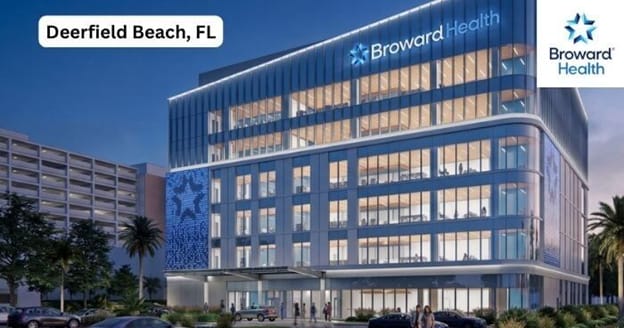 Broward Health breaks ground on MOB at Broward Health North in Deerfield Beach, Florida.