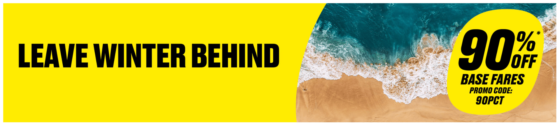 Spirt Airlines 90% off flash sale