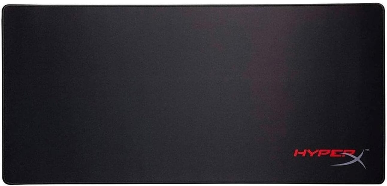 HyperX Fury S Pro – The Simple Performer A medium-sized cloth mouse pad with stitched edges, perfect for a casual Minecraft or Among Us gaming desk.
