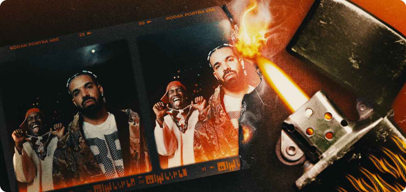 Camera still of Drake and Lil Yachty