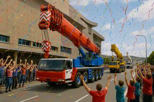 The Wellington Crane Parade