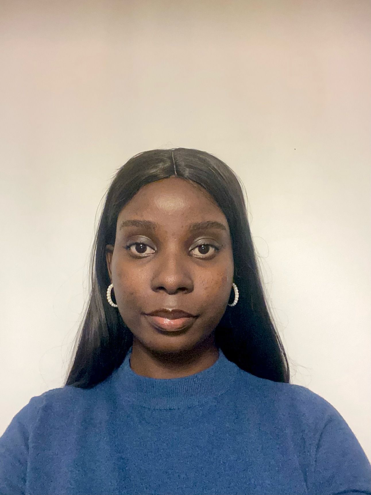 Passport standard photogragh of esther adebayo