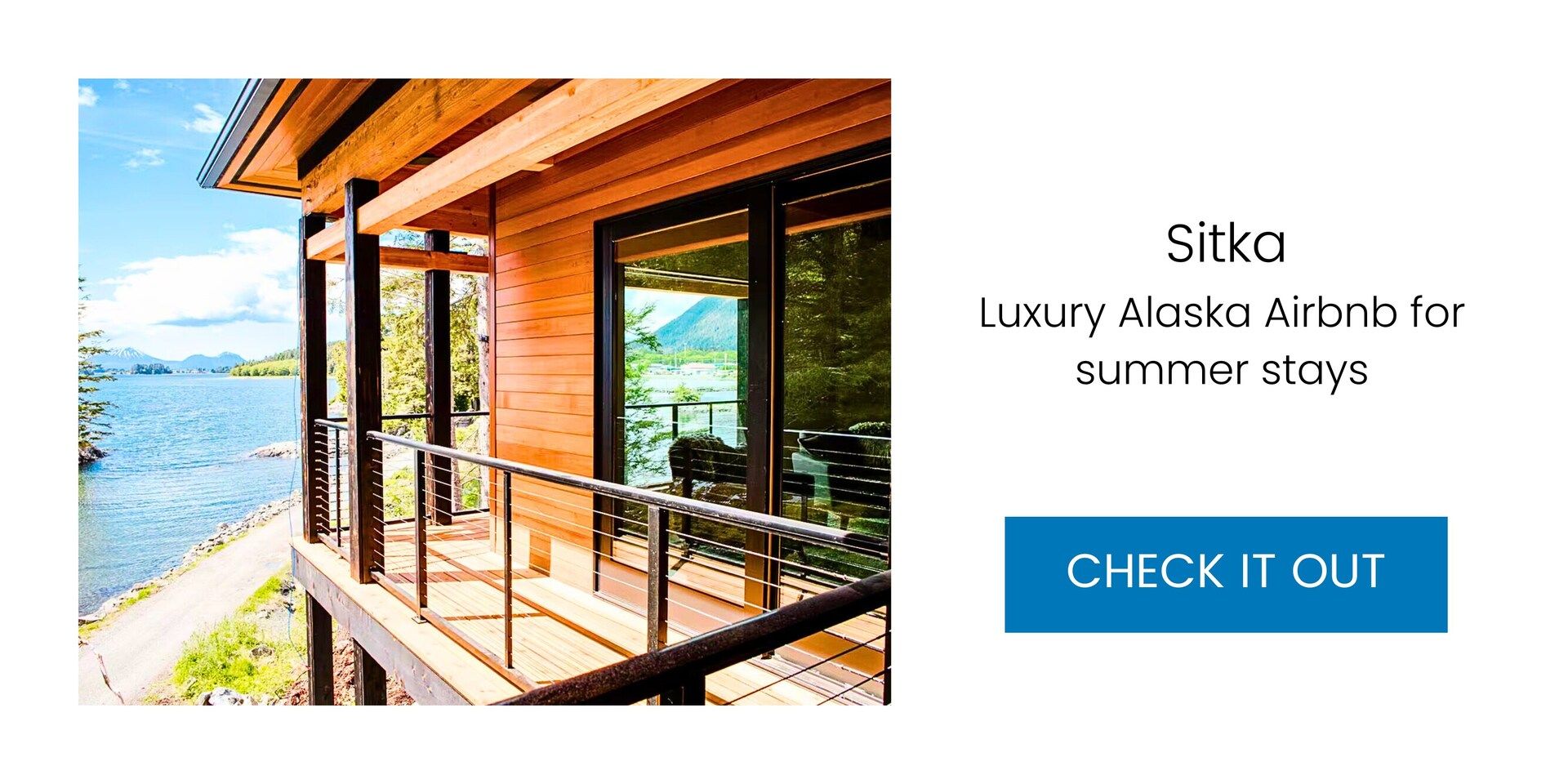 Luxury Alaska Airbnb for summer stays