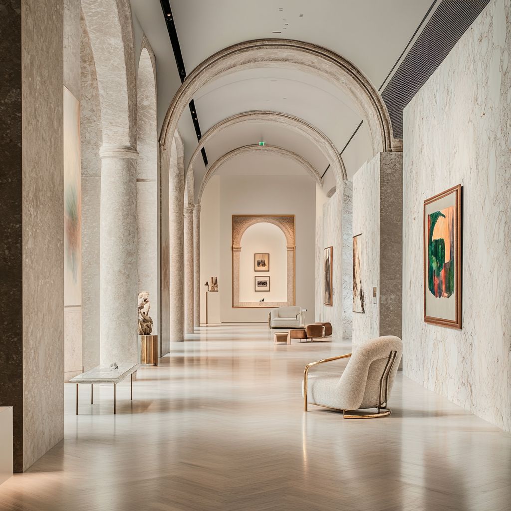 Gallery Hall inside The Threadd