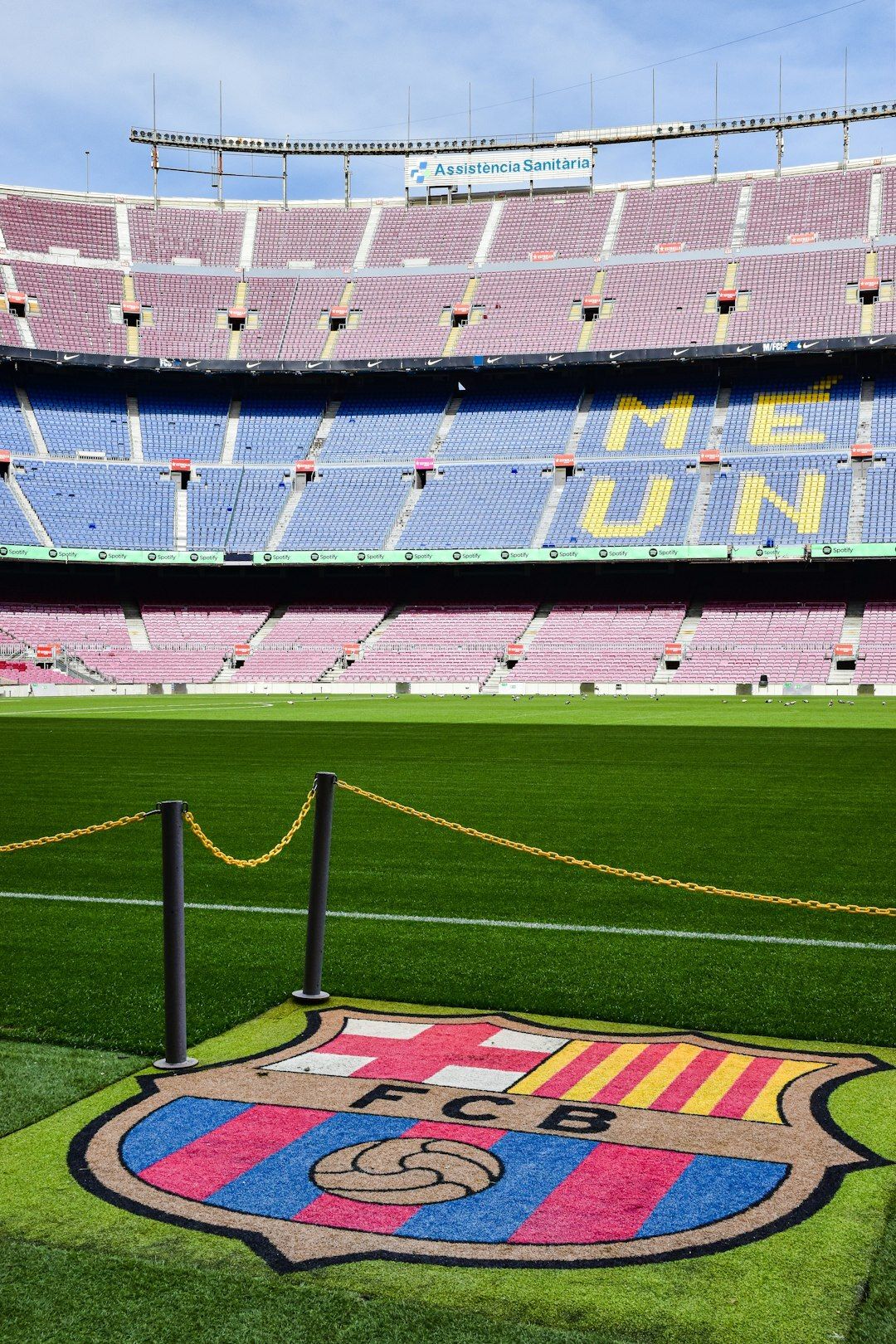 Camp Nou in Barcelona, Spain.