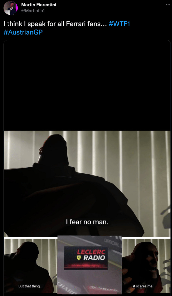 mr incredible charles leclerc radio meme
