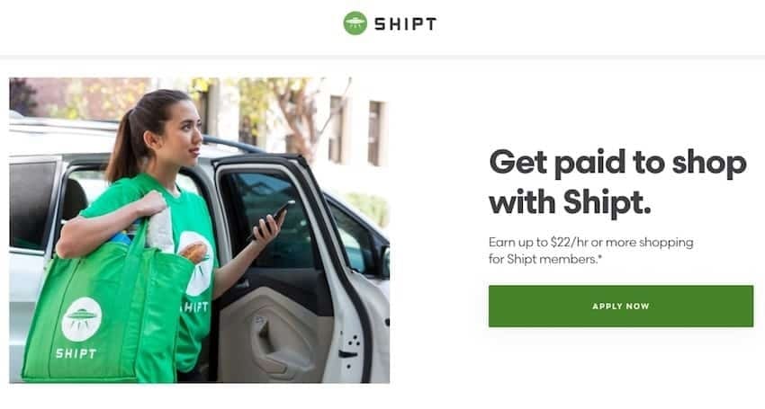 Shipt Shopper Homepage Screenshot