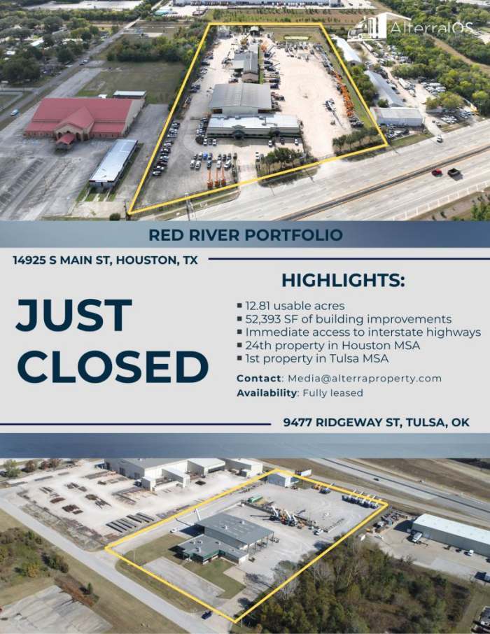 Alterra buys TX IOS portfolio