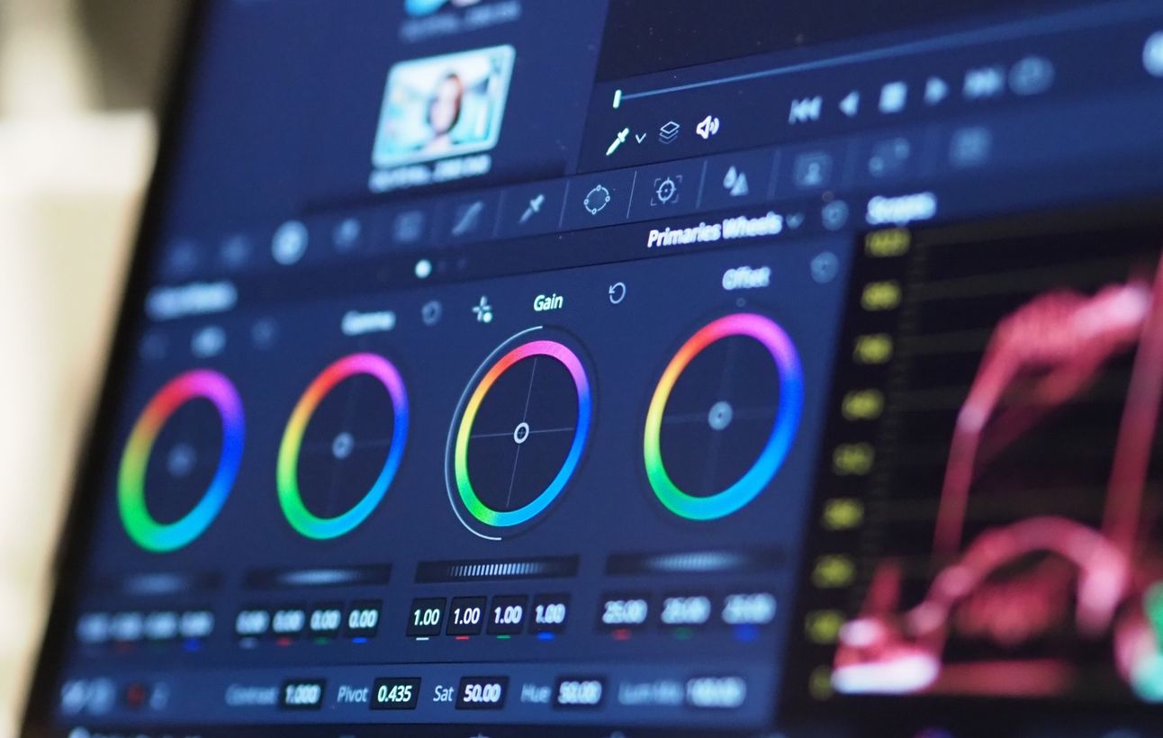 Video Edit Software Workspace