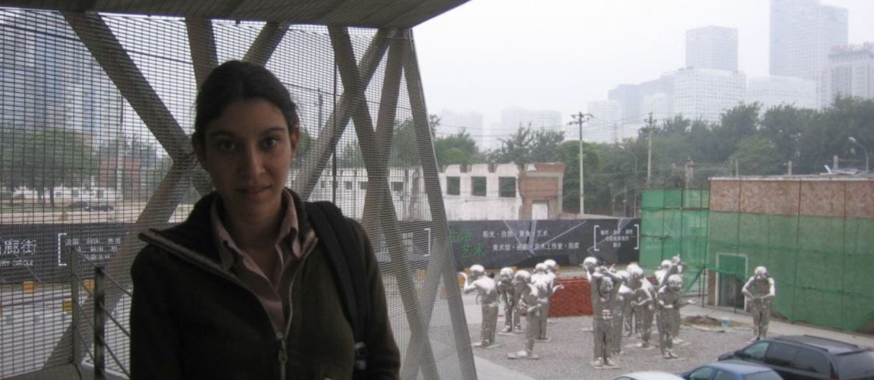 Inbal Zakai 2007 at the XIAN DAI MUSEUM in BEIJING, CHINA 