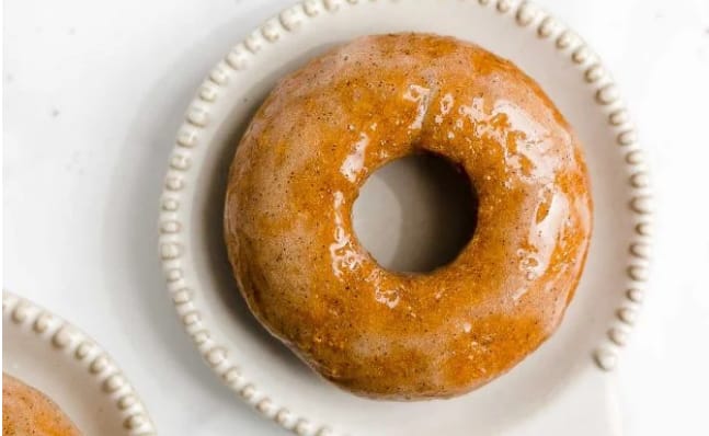 Pumpkin Donuts with Vanilla Bean Glaze