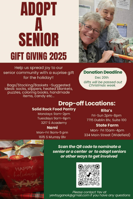 “adopt” a senior 