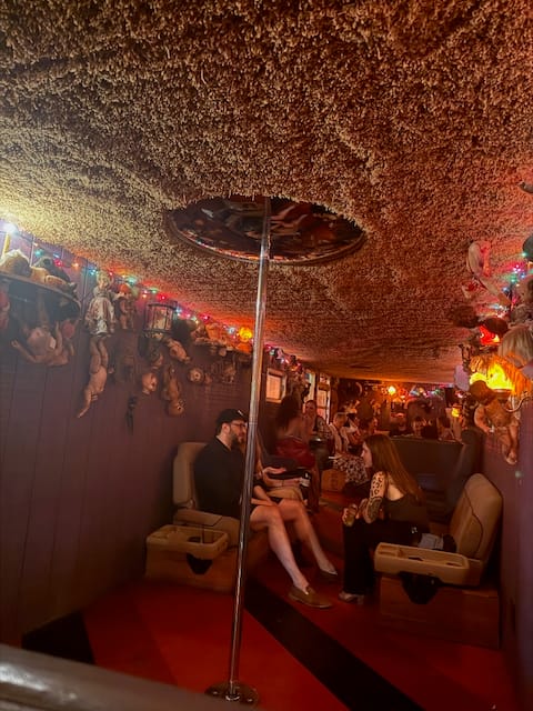 Just chillin in a trailer