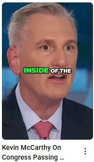 Kevin McCarthy On Congress Passing Trump's Spending Bill "They can't play around anymore."