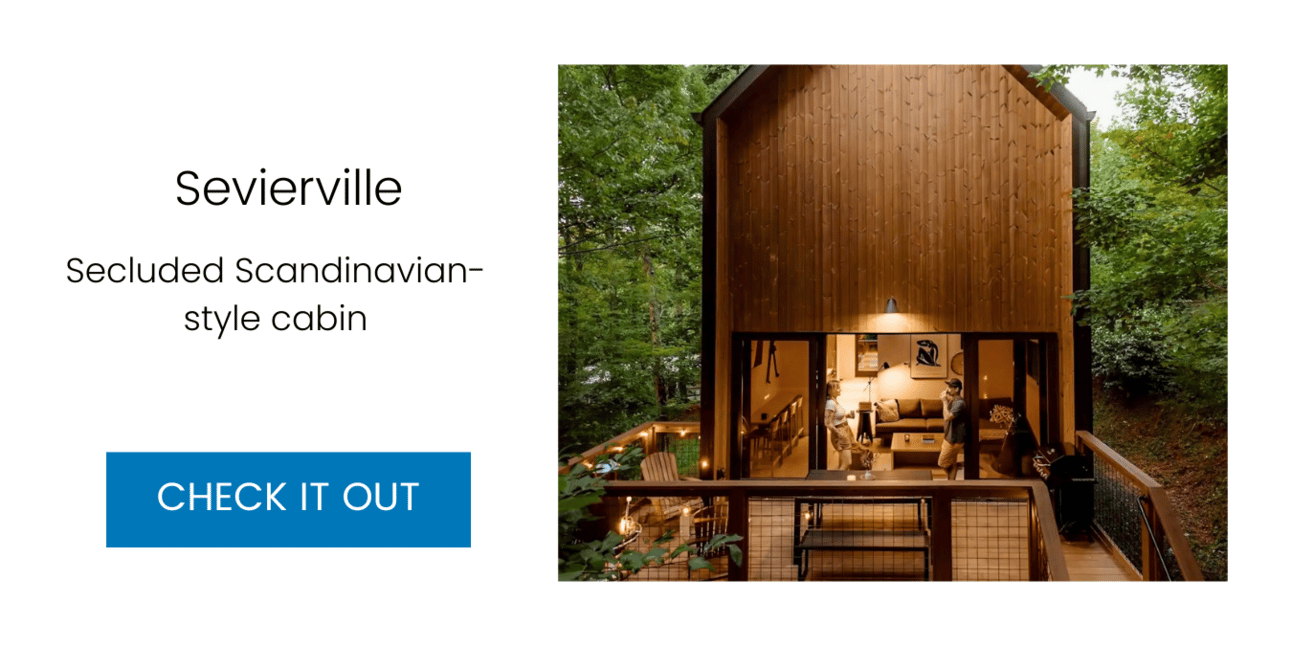 Secluded Scandinavian-style cabin — Sevierville, Tennessee