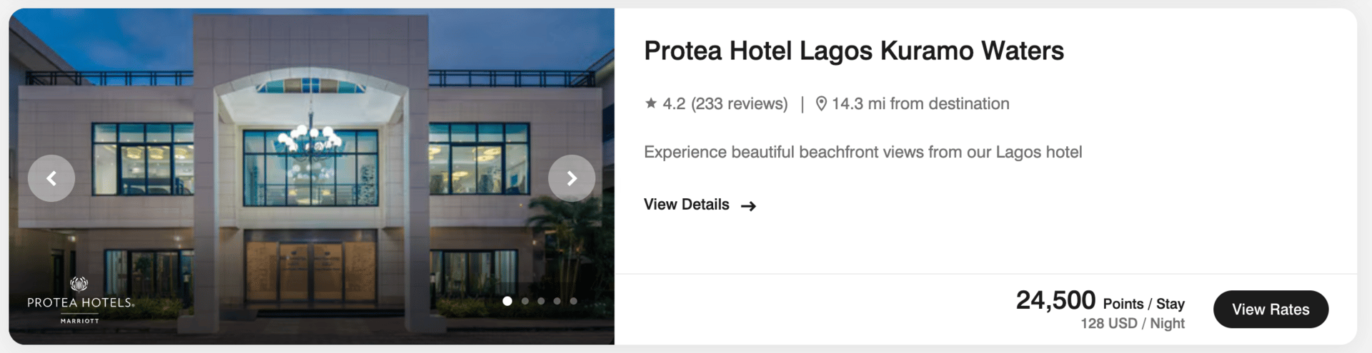Protea Hotel in Lagos, Nigeria