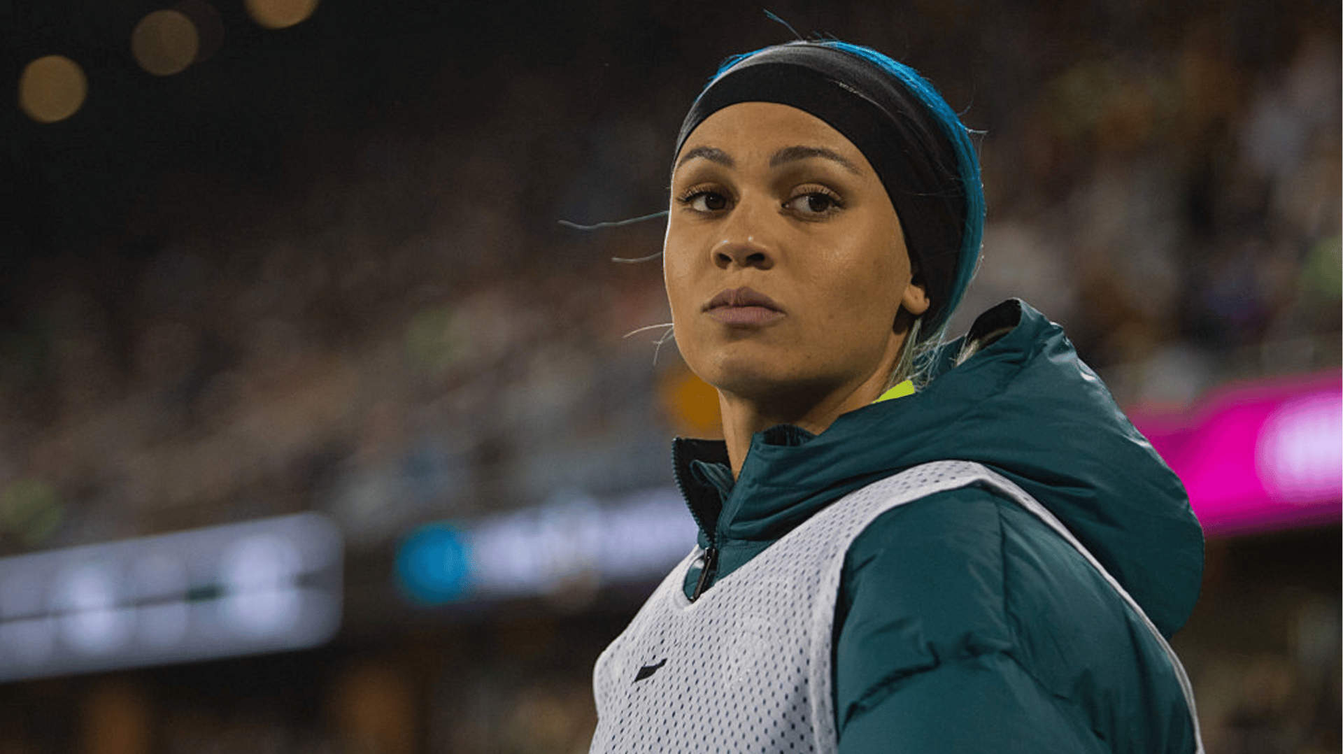 Trinity Rodman #2 of Washington Spirit looks on during the NWSL Championship match between Washington Spirit and Gotham FC at PayPal Park on November 22, 2025 in San Jose, California.