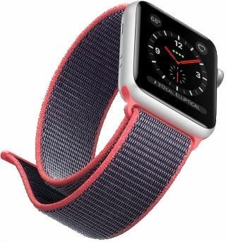 Buckle Sport bracelet in nylon 4 colors mauve and pink