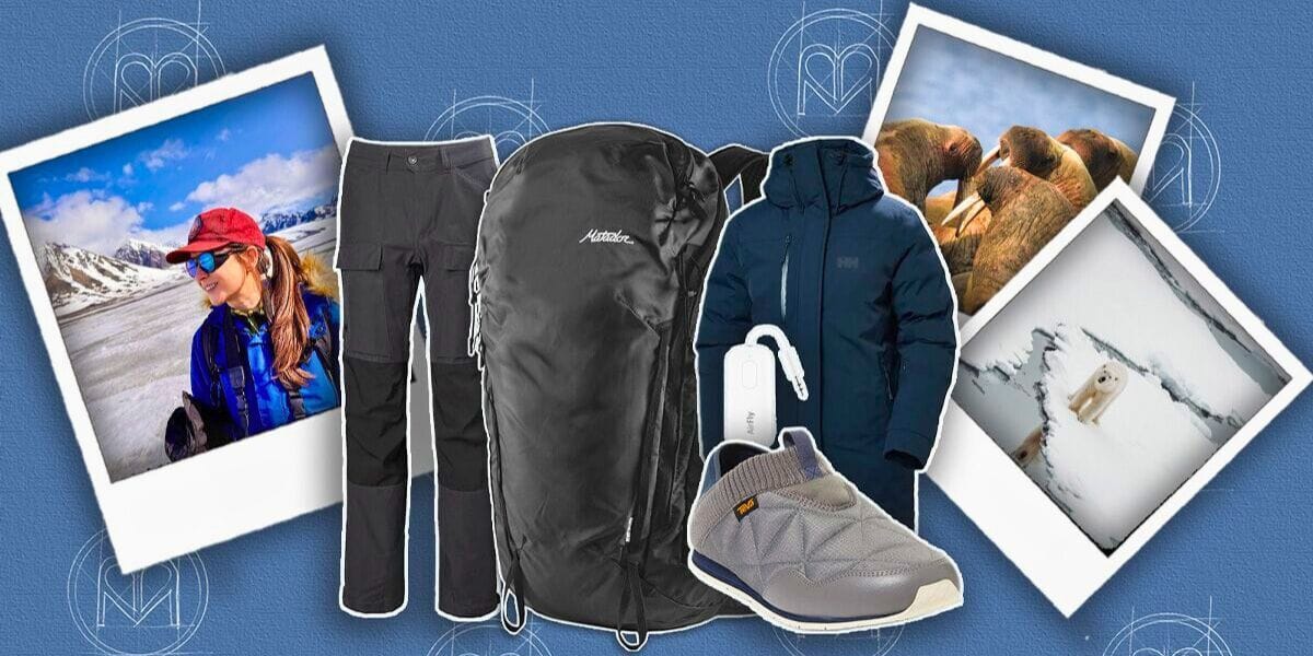 a collage of winter things to bring