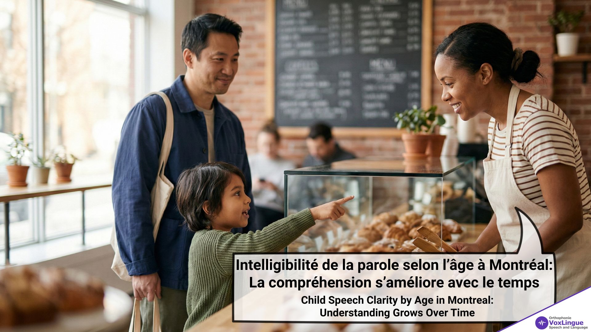 Being understood changes with context, and it improves over time. | La compréhension dépend du contexte, et elle s’améliore avec le temps.