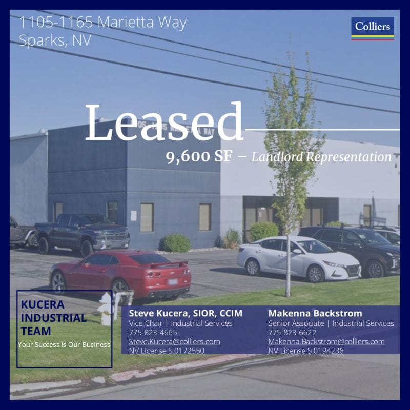 Colliers leases NV small bay