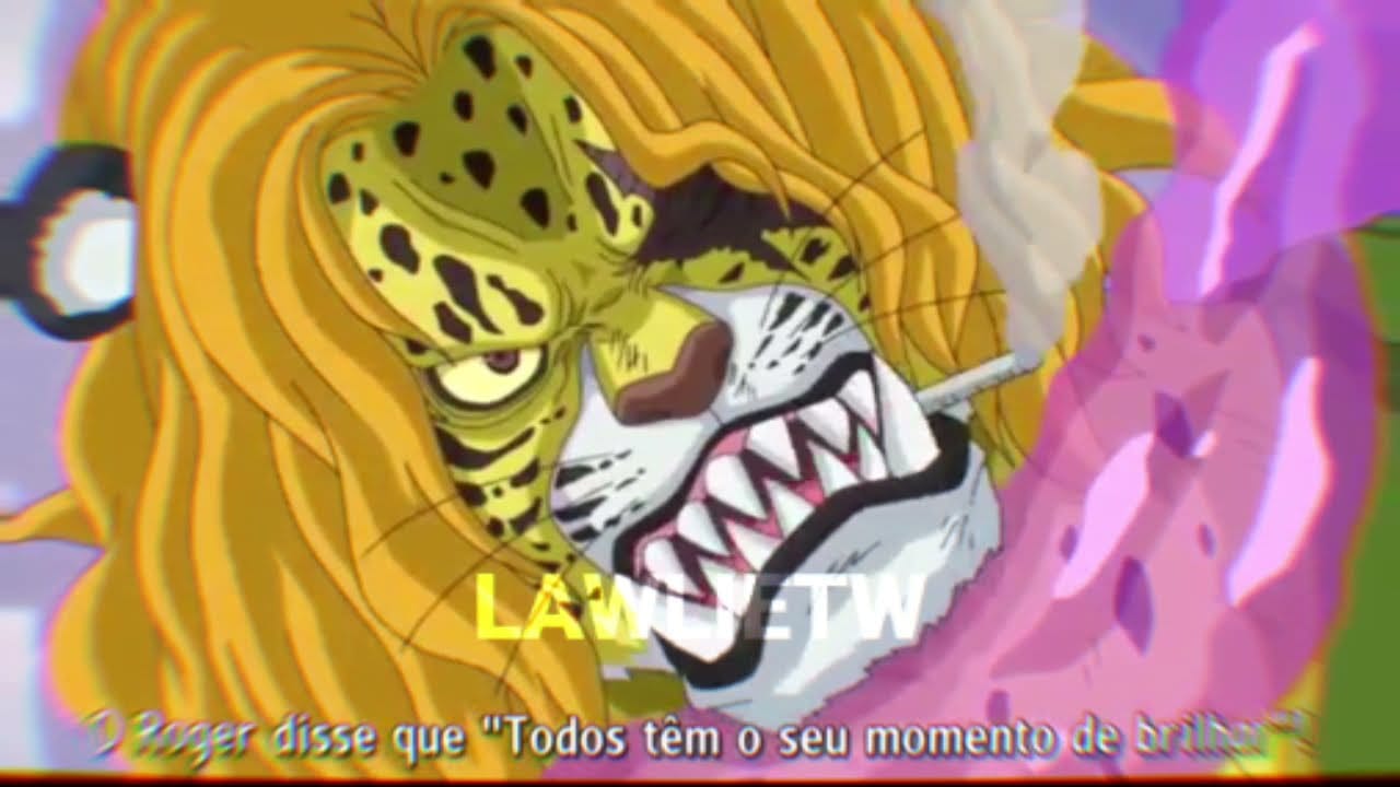 Imagem de um leopardo antropormofizado com cabels loiros dizendo "O Roger disse que 'todos têm su momeno de brilhar'".