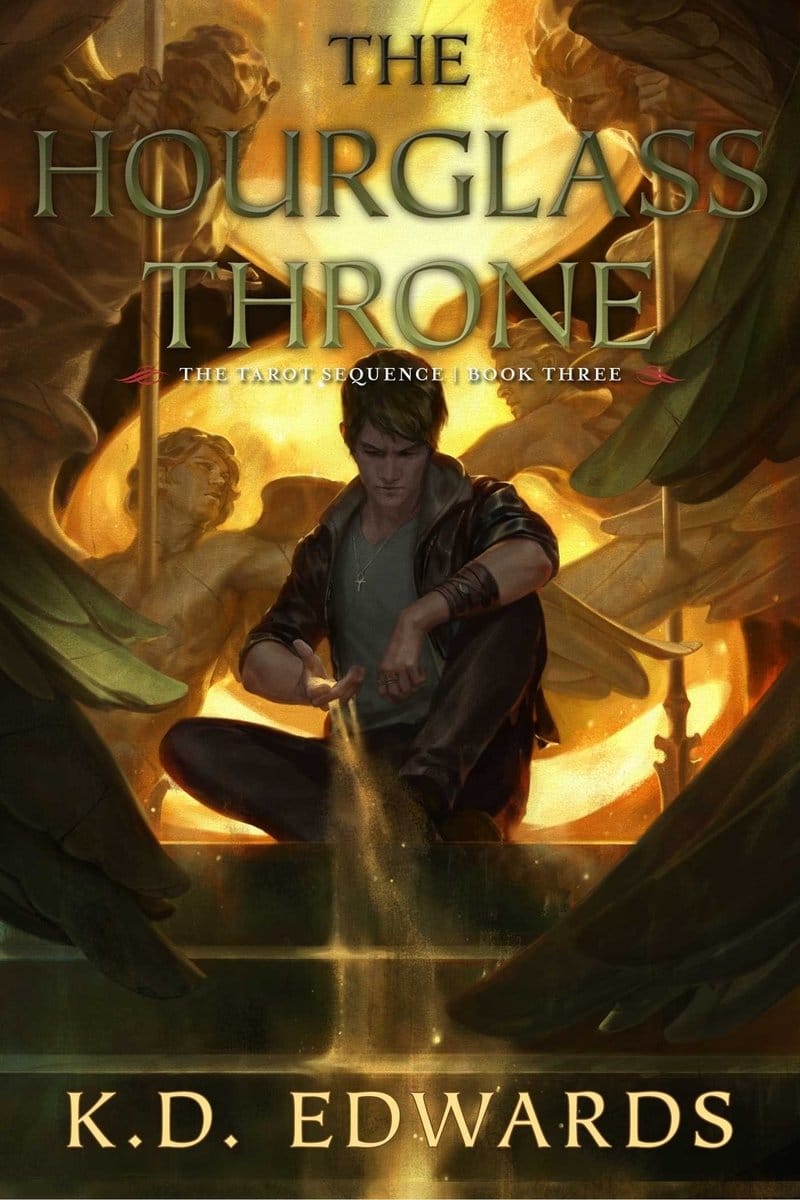 Cover of the Hourglass Throne by K D Edwards