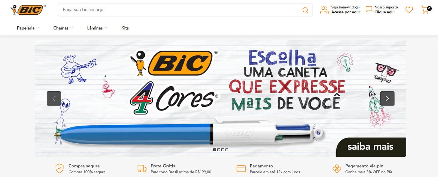BIC relança e-commerce como plano de expansão das plataformas de compra - EP GRUPO | Conteúdo - Mentoria - Eventos - Marcas e Personagens - Brinquedo e Papelaria