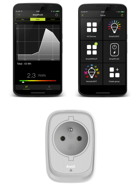 AwoX SmartPLUG connected electrical outlet