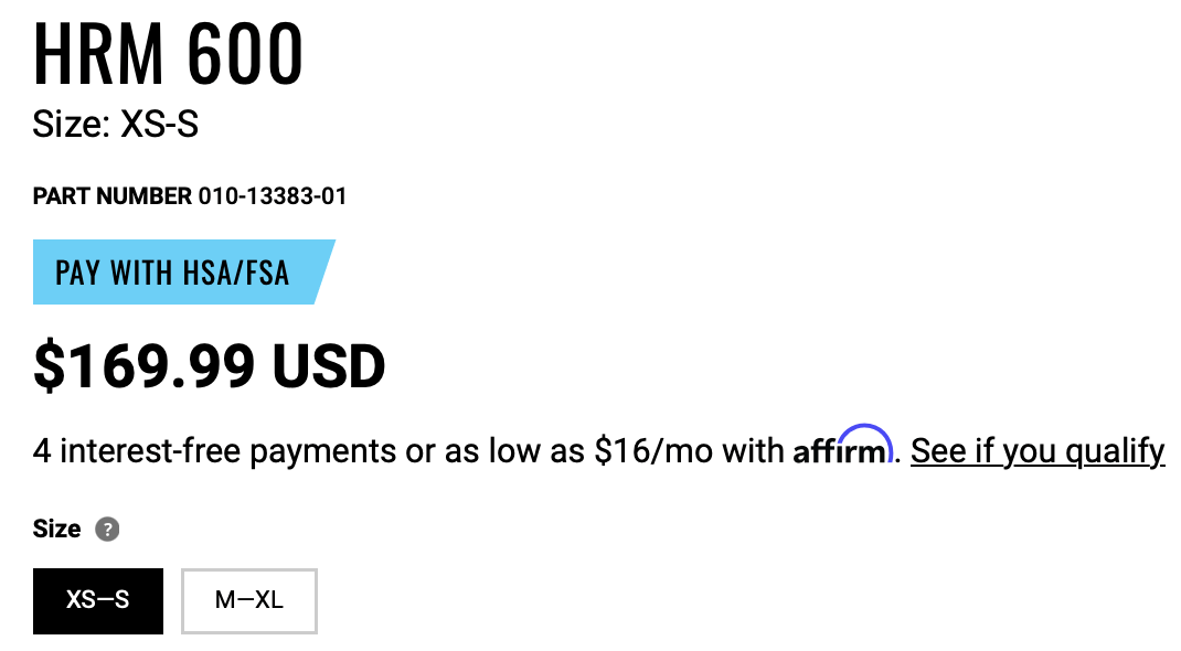 PREÇO DA HRM 600 NO EUA