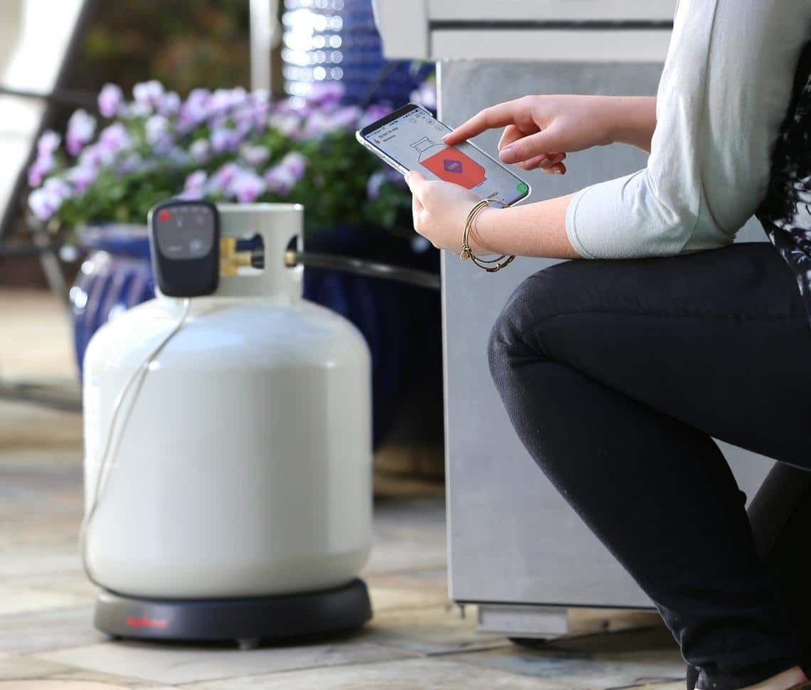 gaswatch connected gas cylinder