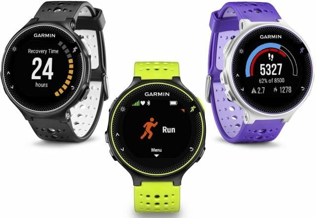 3 Forerunner 230 watches