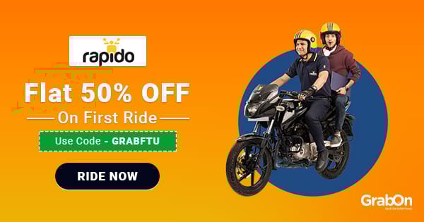 Rapido's First Ride Discounts