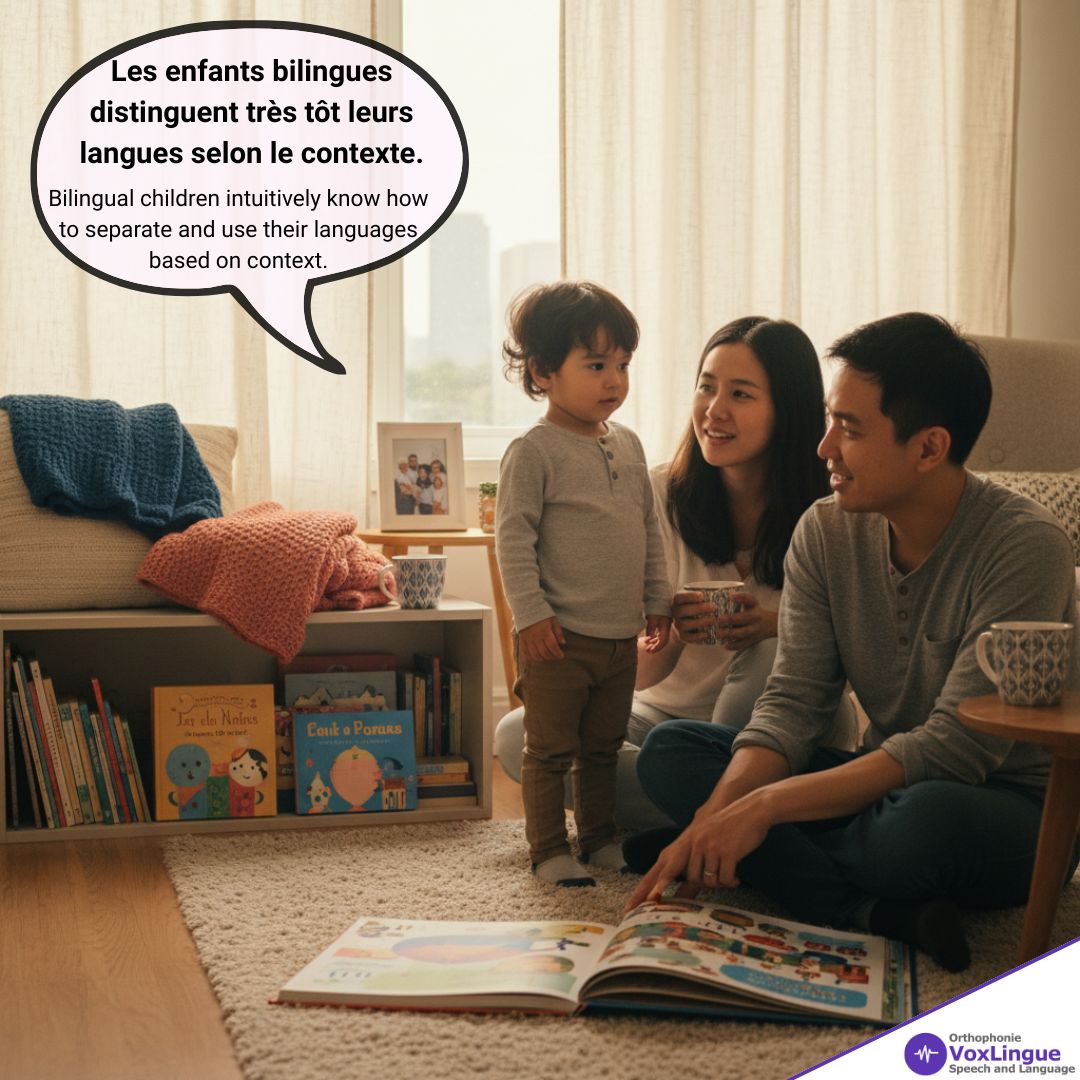 Children Naturally Know When to Use Each Language | Les Enfants Savent Naturellement Quand Utiliser Chaque Langue