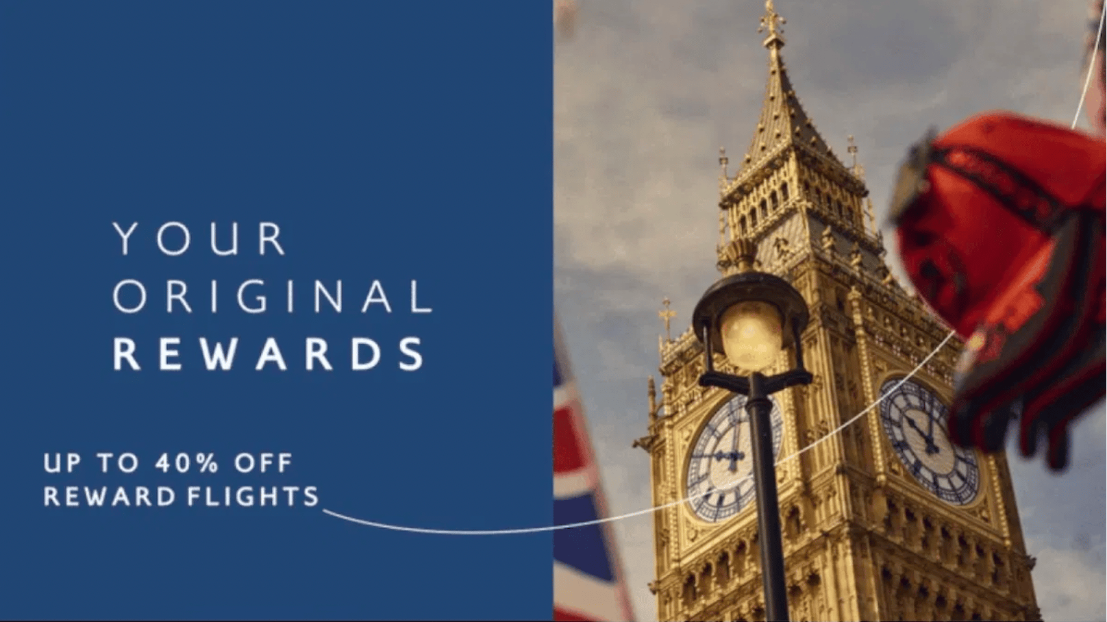 British Airways 40% award sale