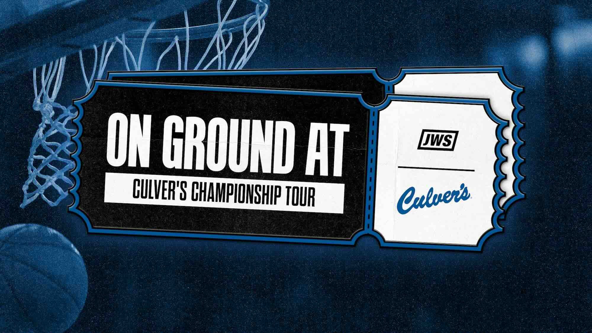 Graphic for Just Women's Sports video On Ground At Culver's Championship Tour.