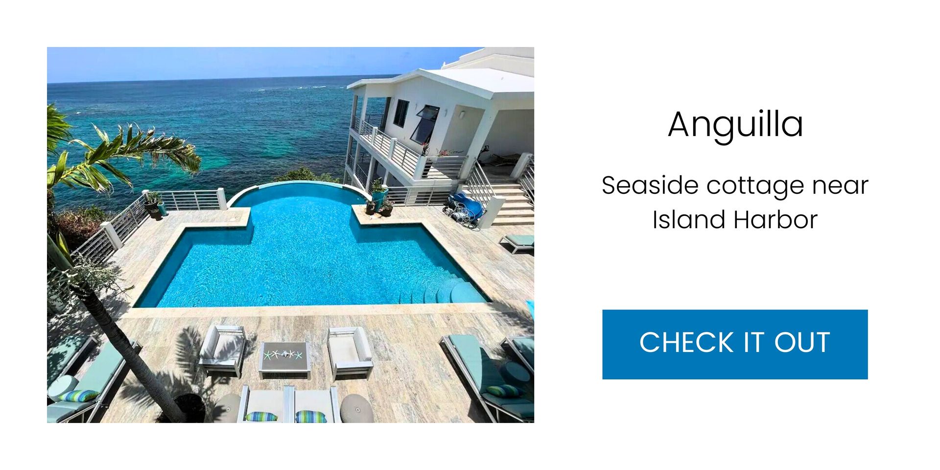 Anguilla: One-bedroom cottage near Island Harbor – $215 per night