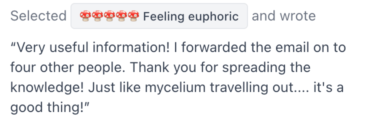 Feeling euphoric
