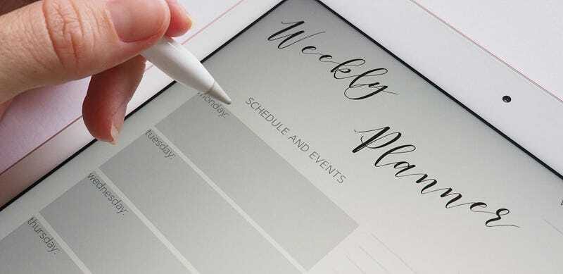 Open weekly planner with to-dos and goals, visualizing habit-building and structured planning.