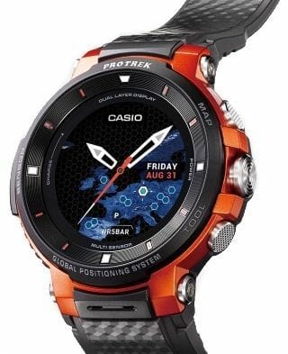 Casio F30 orange watch